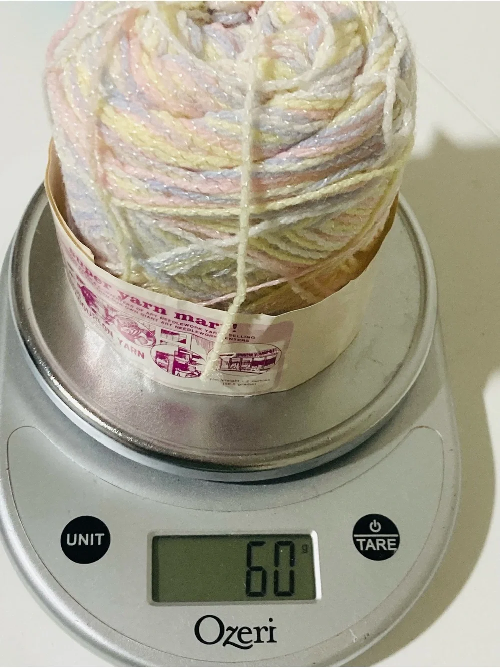290 g 10.2 oz Assorted Pastel Yarn Skeins